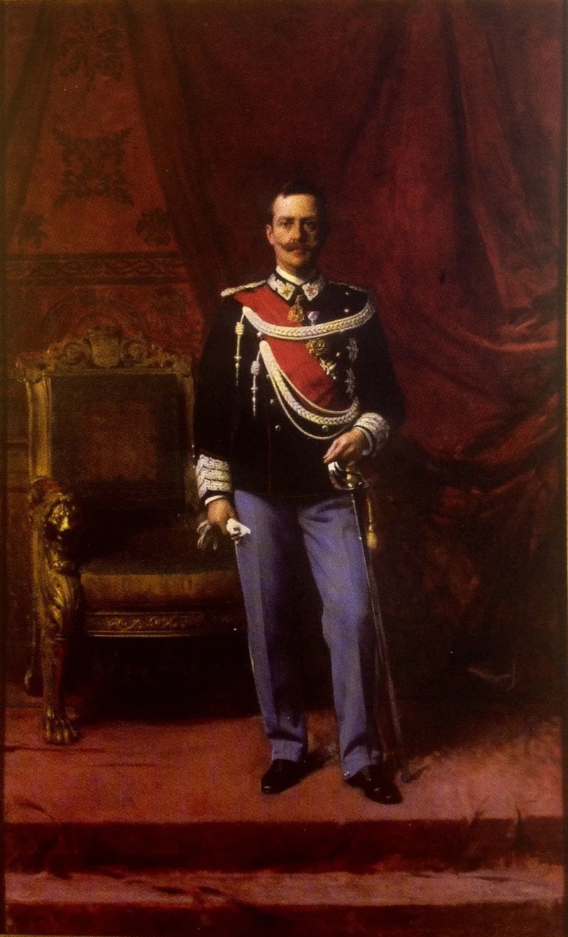 Ritratto di S.M. Re Vittorio Emanuele III di Savoia